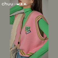 CHUU ️ 五十弦WSX联名系列 女士针织马甲 BHN1215J