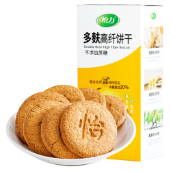 怡力 代餐饼干 粗粮多麸纤维饼干 216g