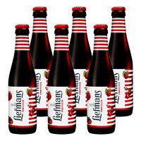 Liefmans 乐蔓 莓果精酿啤酒 原装进口 果味啤酒 250ml*6瓶 保质期至23年6月13