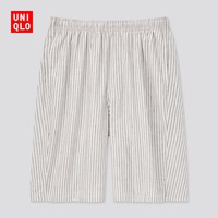 UNIQLO 优衣库 优衣库男/女装轻型棉松紧短裤(中裤五分裤夏季条纹)434969/434971