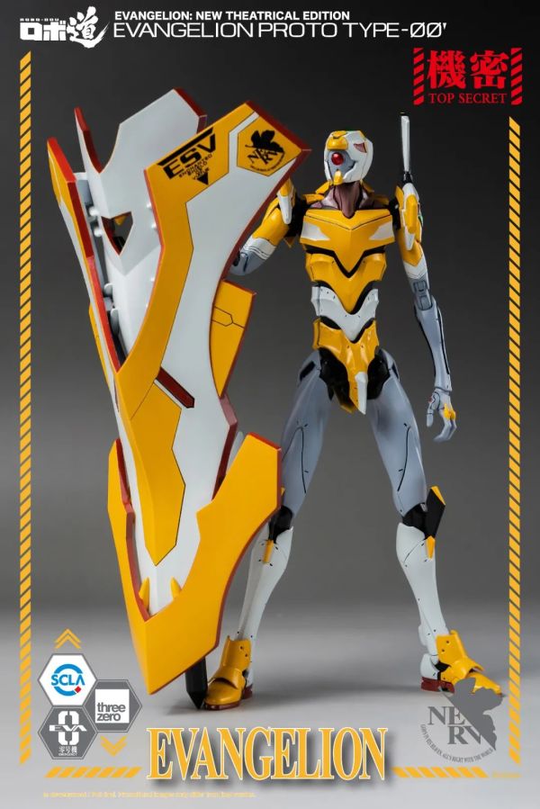 玩模总动员新品预定threezero新世纪福音战士零号机收藏级可动模型