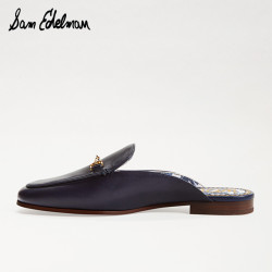 Sam Edelman 时尚包头平底穆勒鞋外穿真皮休闲拖鞋女LINNIE