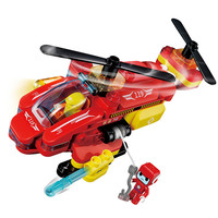 BLOKS 布鲁可积木 城市英雄系列 61210 百变消防救援直升机M1