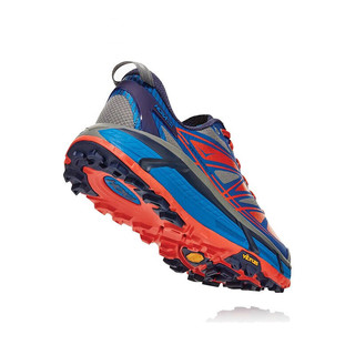 HOKA ONE ONE MafateSpeed2 男子跑鞋 1012343-IBMR 帝皇蓝/中国红 43