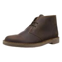 Clarks 其乐 男士皮革短靴 261535287 Dark Brown Lea 41