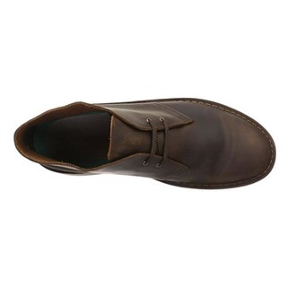 Clarks 其乐 男士皮革短靴 261535287 Dark Brown Lea 41