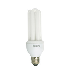 PHILIPS 飞利浦 飞利浦PHILIPS E27大螺口 3U节能灯 23W 48mm*160mm 6500K白光定制