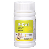 D-Cal儿童钙片 青少年儿童补钙咀嚼钙 300mg*30片/瓶 一盒装