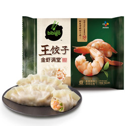 bibigo 必品阁  鲜美虾仁王饺子 350g