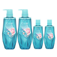 CLEAR 清扬 樱花精粹植觉头皮护理去屑洗发露 380ml*2+100ml*2