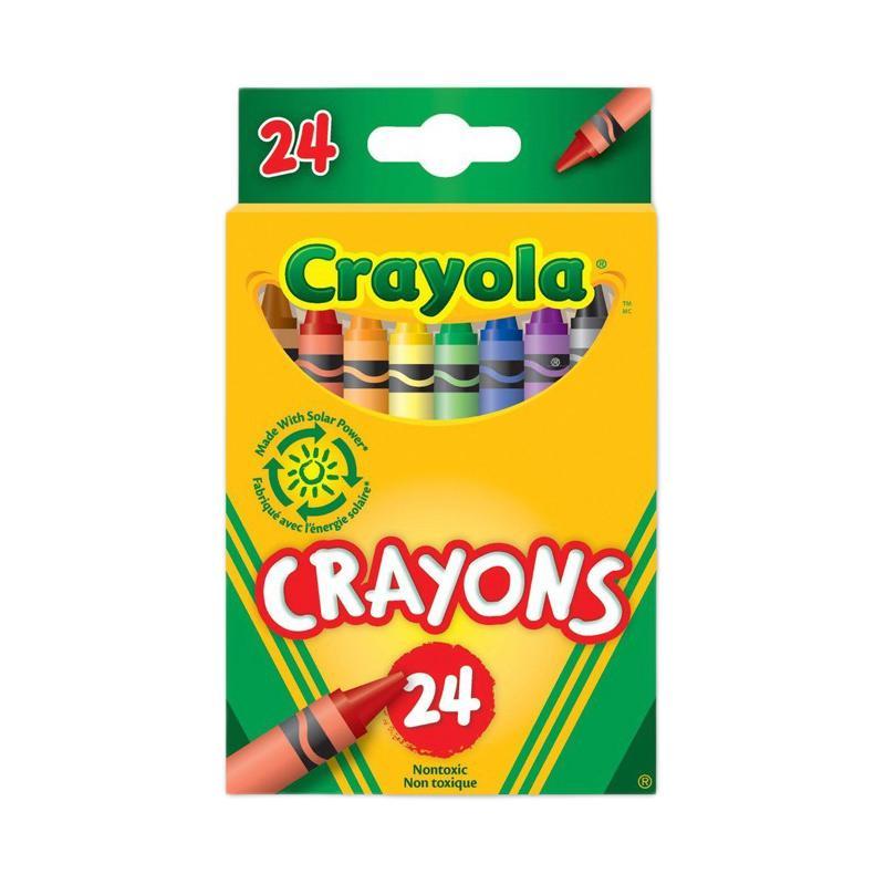 Crayola 绘儿乐 儿童彩色蜡笔 24色 52-3024