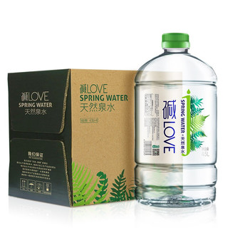 碱LOVE 天然弱碱性矿泉水 4.5L*4瓶