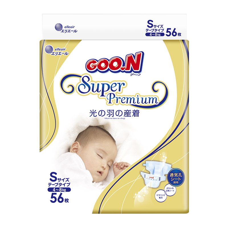 GOO.N 大王 光羽系列 纸尿裤 S56片