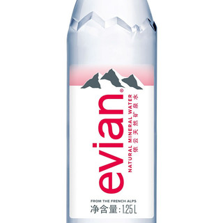 evian 依云 天然矿泉水 1.25L*12瓶