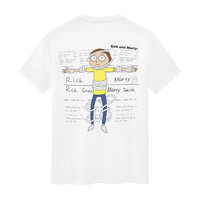 PEACEBIRD MEN 太平鸟男装 Rick&Morty联名 男士圆领短袖T恤 B2DAB2160