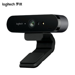 logitech 罗技 C1000e 4K超高清广角摄像头 内置麦克风 黑色