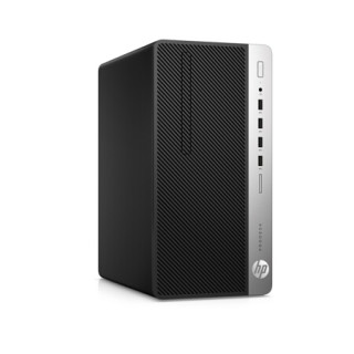 HP 惠普 ProDesk 480 G4 20英寸 台式机 黑色(酷睿i3-7100、核芯显卡、4GB、1TB HDD、风冷)
