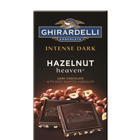 GHIRARDELLI 吉尔德利 临期 Ghirardelli德利榛子特醇黑巧克力排装100g