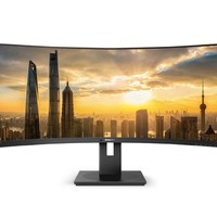 PHILIPS 飞利浦 345B1CR 34英寸 VA 曲面 显示器(3440×1440、100Hz、119%sRGB、HDR10）