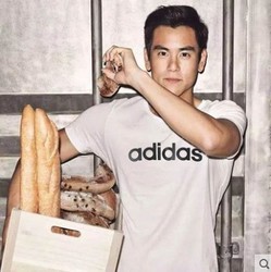 adidas 阿迪达斯   阿迪达斯LOGO短袖男夏季新款运动休闲透气纯棉半袖圆领T恤 DQ3056