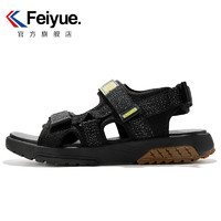 Feiyue. 飞跃 FSL393N 男款魔术贴厚底沙滩鞋