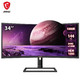 MSI 微星 PAG344CQR 34英寸曲面VA显示器 （2K、144Hz、1ms、HDR1000）