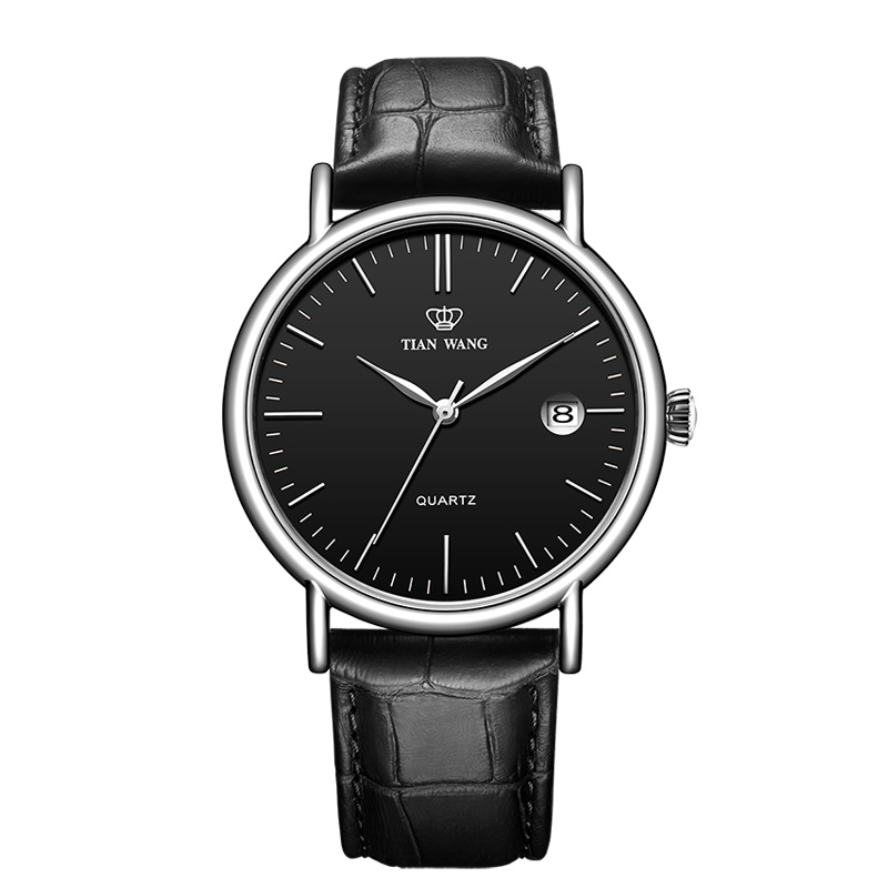 TIAN WANG 天王 沧海系列 39毫米石英腕表