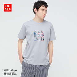 UNIQLO 优衣库 优衣库 男装亲子装(UT)ULTRAMAN印花T恤(奥特英雄系列短袖)438037