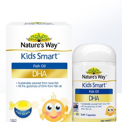 Kids Smart 佳思敏 澳洲Nature's Way 佳思敏儿童DHA青少年深海鱼油软胶囊健脑护眼