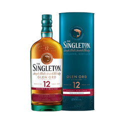 THE SINGLETON 苏格登（Singleton） 洋酒 12年苏格兰进口单一麦芽威士忌700ml 雪莉版