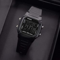 CASIO 卡西欧  W-800H-1BVDF-JX 男士石英手表