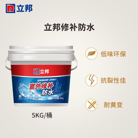 立邦防水补漏材料外墙房顶漏水聚氨酯沥青楼顶屋顶裂缝防漏涂料胶