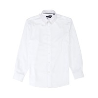 TOMMY HILFIGER商务休闲长袖男式衬衫 15国际版偏大一码 白色