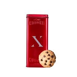 Coookie9 网红巧克力豆巴旦木曲奇饼干手工烘焙零食单独小包装铁罐