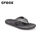 Crocs 卡骆驰 Crocs女鞋 卡骆驰夏季卡骆班蛇纹印花女士人字拖鞋外穿|206490