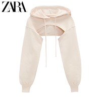 ZARA 00264346712 女士连帽袖套卫衣