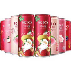 RIO 锐澳 锐澳(RIO)洋酒 预调 鸡尾酒 果酒 冬季限定红酒喜庆4口味组合 330ml*8罐