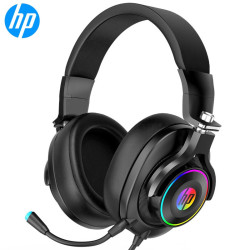 HP 惠普 惠普(HP)H500 耳机头戴式 电脑游戏电竞台式机笔记本降噪有线炫彩发光2.1声道带麦克风话筒耳机耳麦
