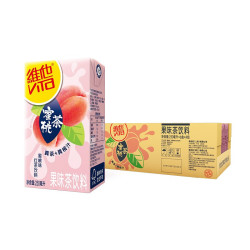 vitasoy 维他奶 维他蜜桃茶饮料250ml*24盒 整箱装 水果汁 果味茶饮料