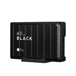 Western Digital 西部数据 WD BLACK D10 3.5英寸 USB移动机械硬盘 12TB USB3.2 黑色