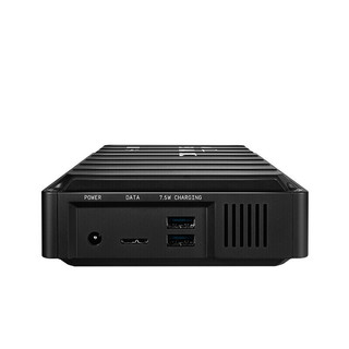 Western Digital 西部数据 WD BLACK D10 3.5英寸 USB移动机械硬盘 12TB USB3.2 黑色