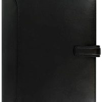 Filofax 2021 Nappa Black - A5, 6 Rings, Includes Week On 2 Pages Calendar Diary, Multilingual (C025137-21), 5.75 inches x 8.25 inches