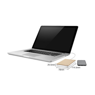 SEAGATE 希捷 睿品系列 2.5英寸 USB移动机械硬盘 4TB USB3.0 兼容Mac 土豪金