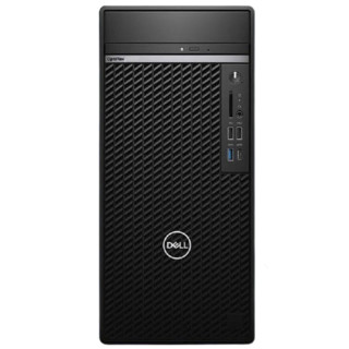 DELL 戴尔 OptiPlex 7080MT 十代酷睿版 23.8英寸 商务台式机 黑色 (酷睿i7-10700、R5 430、16GB、256GB SSD+1TB HDD、风冷)