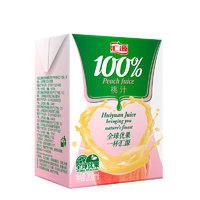 88VIP：汇源 100%苹果汁果蔬汁200ml*12盒