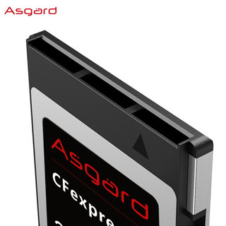 阿斯加特（Asgard） 256GB高速CF Express存储卡 游隼系列-高级单反相机内存卡 支持4K内录RAW连拍