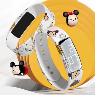 Disney 迪士尼 松松 626 智能手环 电竞白-印花A款 硅胶表带（防水、闹钟）