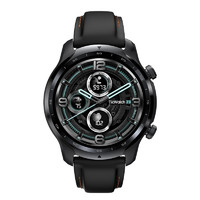 ticwatch Pro3 4G版 eSIM智能手表 47mm 黑色硅胶表带（GPS、血氧、NFC）