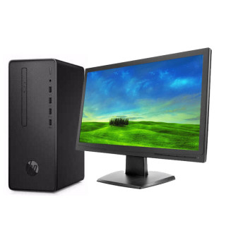HP 惠普 Desktop Pro G2 MT 19.5英寸 台式机 黑色(酷睿i3-8100、核芯显卡、4GB、1TB HDD、风冷)