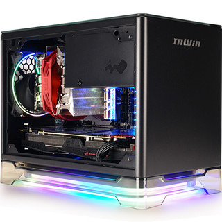 IN WIN 迎广 A1 Plus ARGB ITX机箱 半侧透 含电源 650W